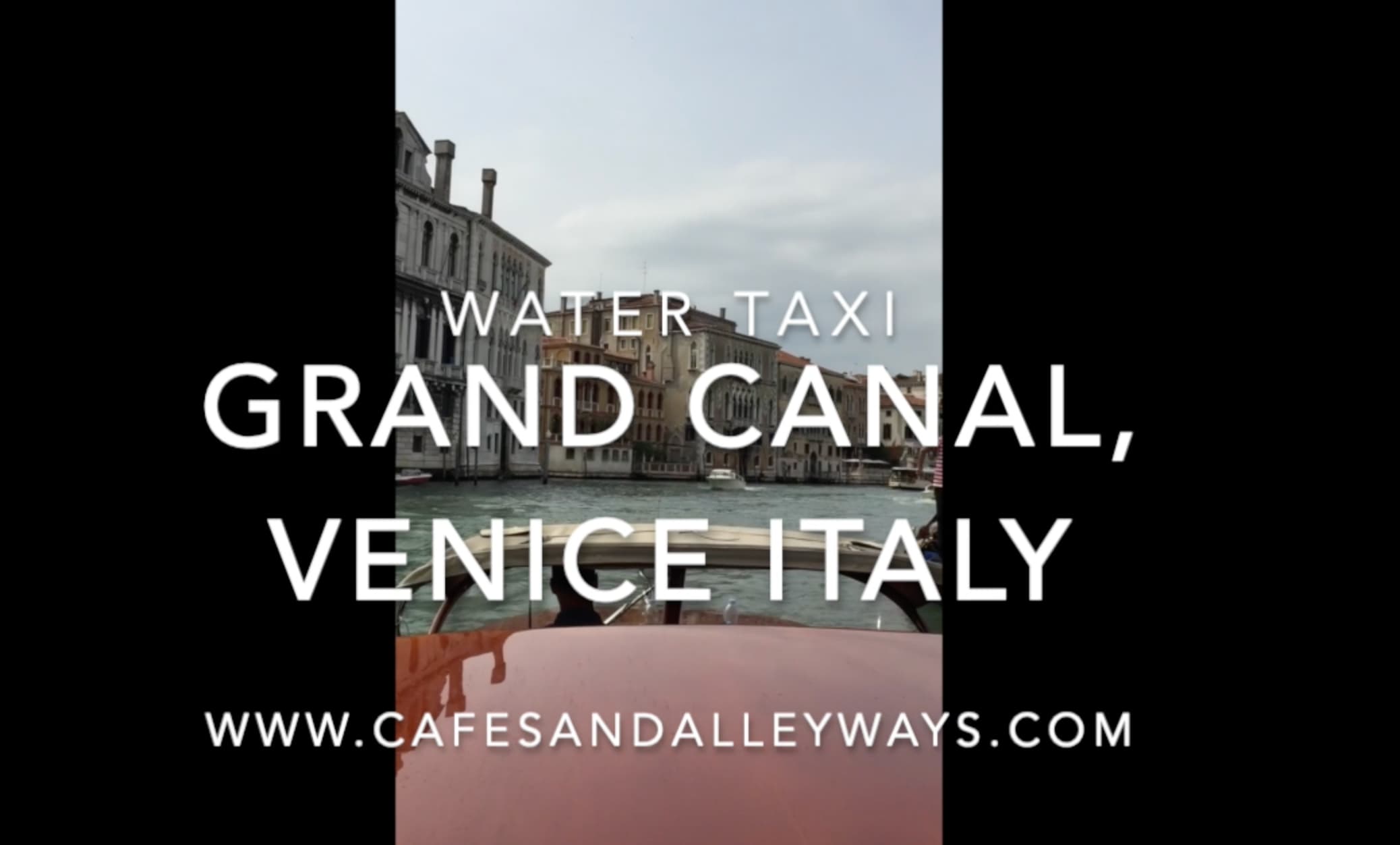 Water Taxi in Venice, Italy (Quick Video)