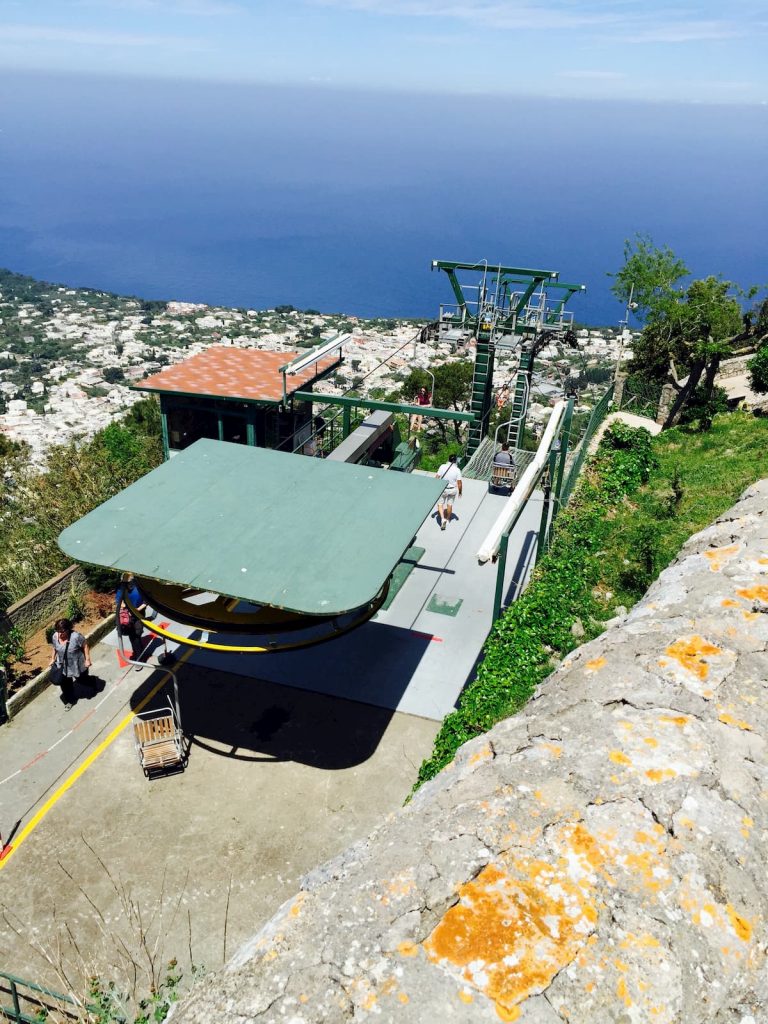 Monte Solara Chairlift Anacapri Italy