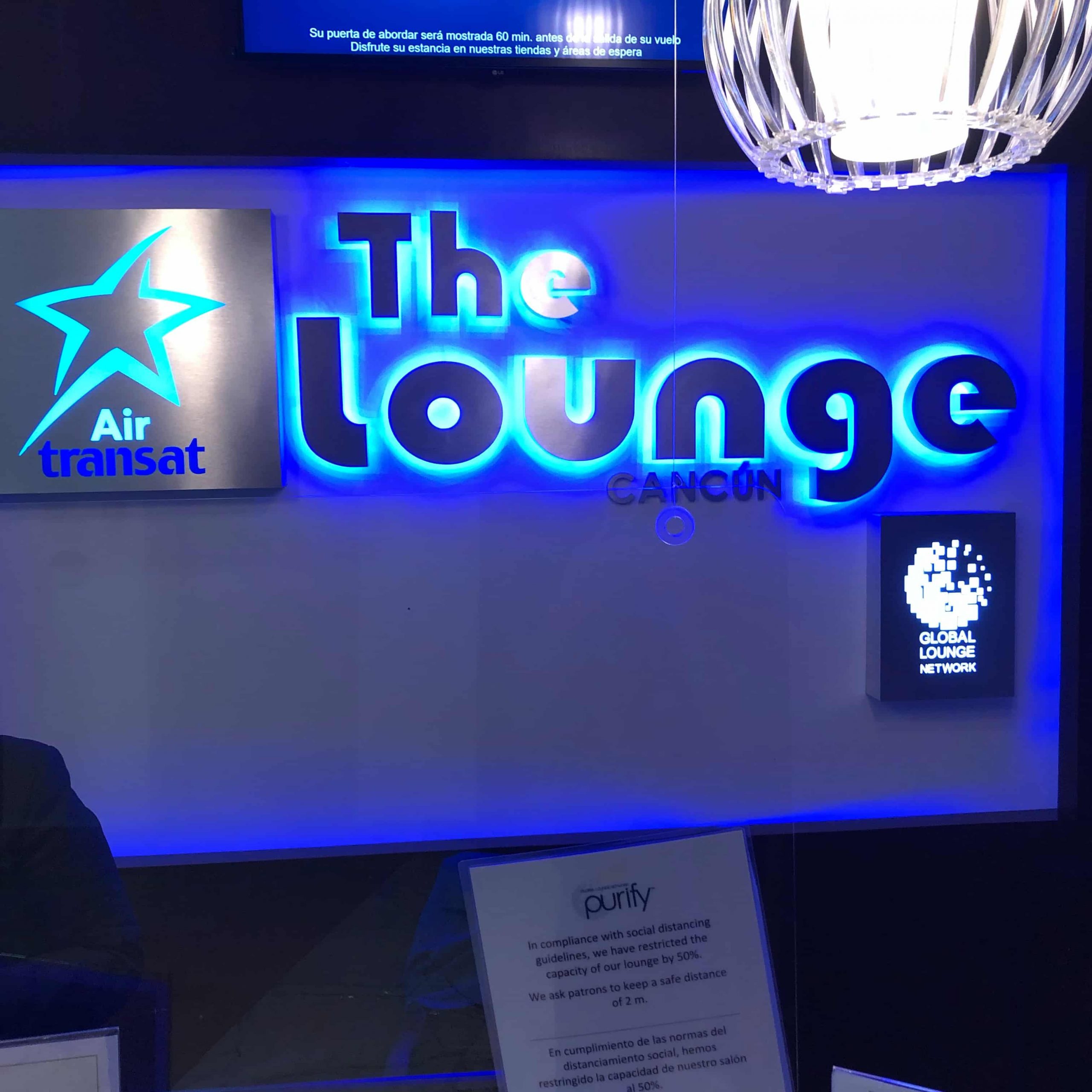 You are currently viewing THE LOUNGE IN PARTNERSHIP WITH AIR TRANSAT at Cancun, Mexico Airport